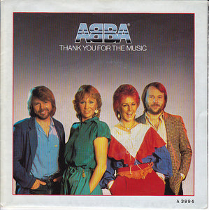ABBA - Thank You For The Music (7", Single, Pos)