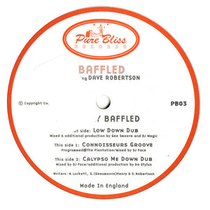 Baffled Featuring Dave Robertson (5) - Totally Baffled (12")