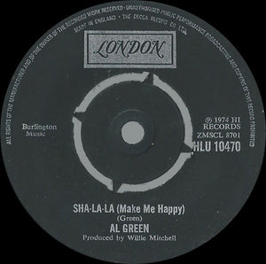 Al Green - Sha-la-la (Make Me Happy) (7", Dou)