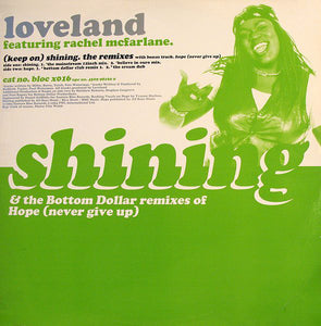 Loveland featuring Rachel McFarlane - (Keep On) Shining / Hope (Never Give Up) (Remixes) (12")