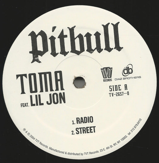 Pitbull Feat. Lil Jon* - Toma (12")