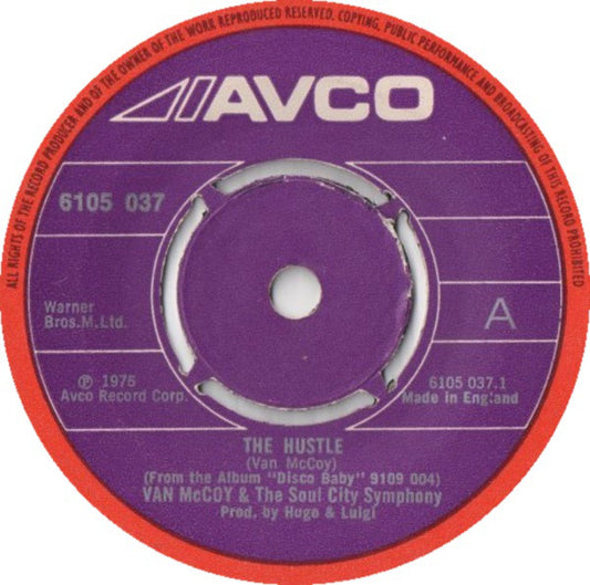Van McCoy & The Soul City Symphony - The Hustle (7", Single, Pap)