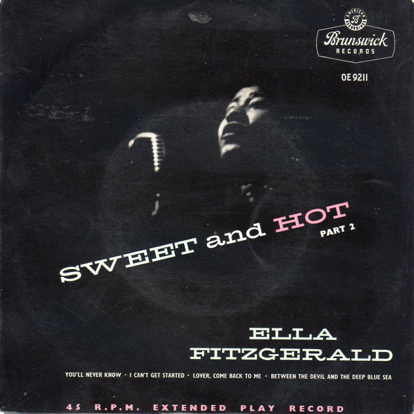 Ella Fitzgerald - Sweet And Hot (Part 2) (7", EP)