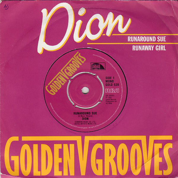 Dion (3) - Runaround Sue / Runaway Girl (7