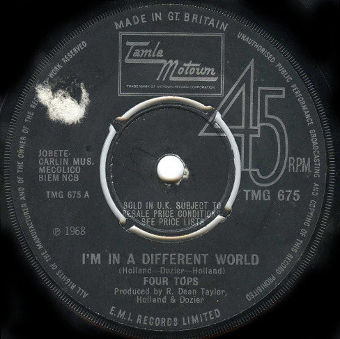 Four Tops - I'm In A Different World (7
