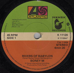 Boney M* - Rivers Of Babylon (7", Single)