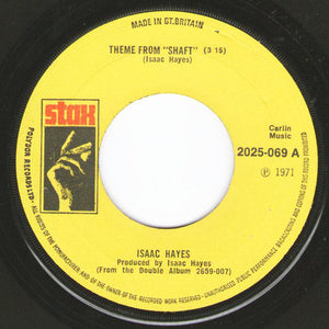 Isaac Hayes - Theme From Shaft (7", Single, Lar)