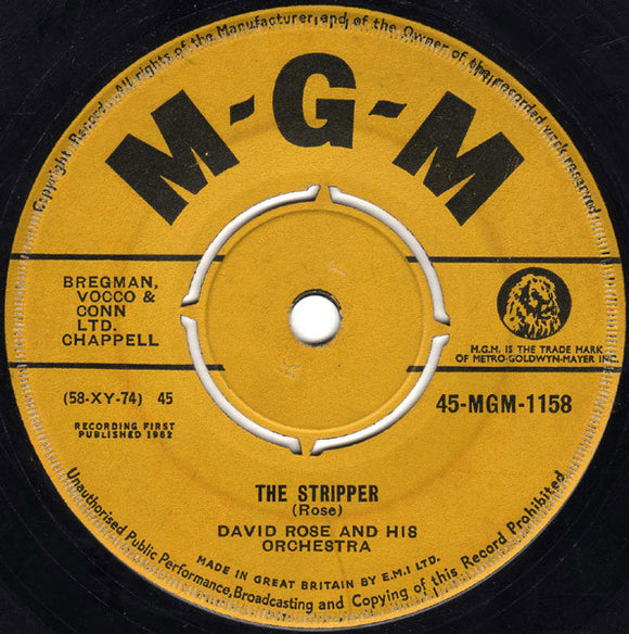 David Rose And His Orchestra* - The Stripper (7