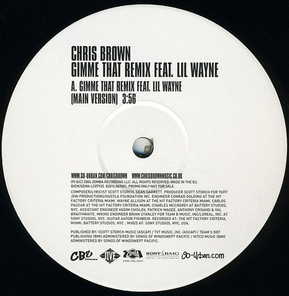 Chris Brown (4) - Gimme That Remix (12