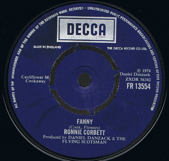 Ronnie Corbett - Fanny / To Get A Laugh (7