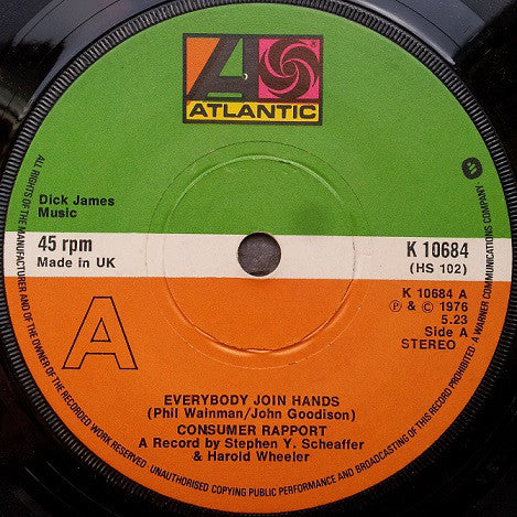 Consumer Rapport - Everybody Join Hands (7", Single)
