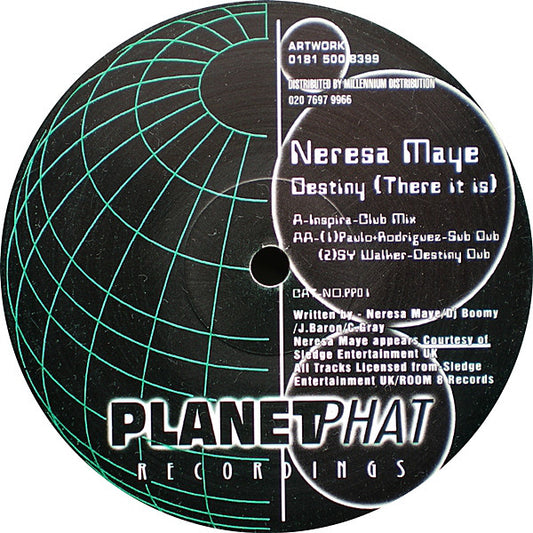 Neresa Maye - Destiny (There It Is) (12", Promo)
