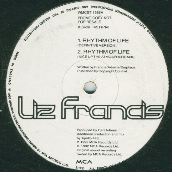 Liz Francis - Rhythm Of Life (12