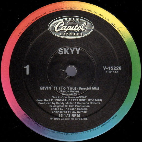 Skyy - Givin' It (To You) (12