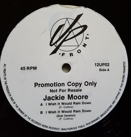 Jackie Moore (2) - I Wish It Could Rain Down (12", Promo)