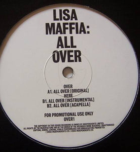 Lisa Maffia - All Over (12", Promo)