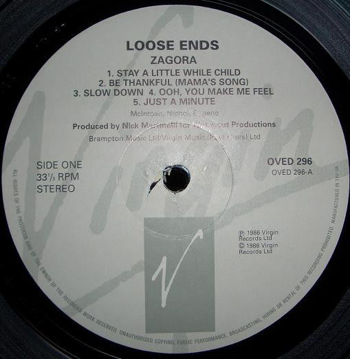 Loose Ends - Zagora (LP, Album, RE, Gat)