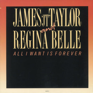 James "J.T." Taylor* & Regina Belle - All I Want Is Forever (12", Single)