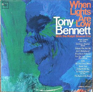 Tony Bennett With The Ralph Sharon Trio - When Lights Are Low (LP, Album, Mono)