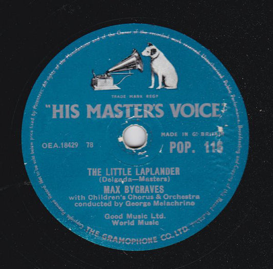 Max Bygraves - The Little Laplander / Meet Me On The Corner (Shellac, 10")