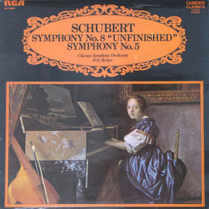 Schubert*, Chicago Symphony Orchestra*, Fritz Reiner - Symphony No. 8 "Unfinished" / Symphony No. 5 (LP)