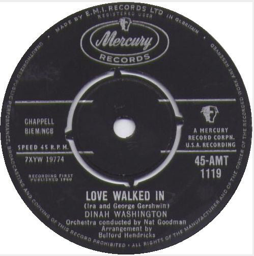 Dinah Washington - Love Walked In (7