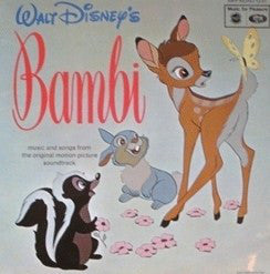Various - Walt Disney's Bambi: Soundtrack Recording (LP, Album, Mono, RE)