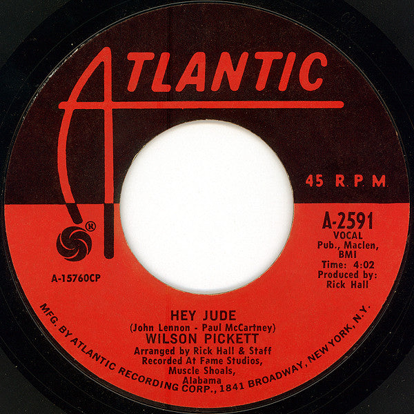 Wilson Pickett - Hey Jude / Search Your Heart (7", Single, CP)