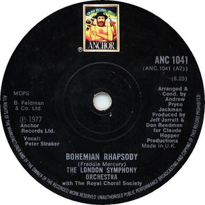 The London Symphony Orchestra With The Royal Choral Society - Bohemian Rhapsody (7", Single)