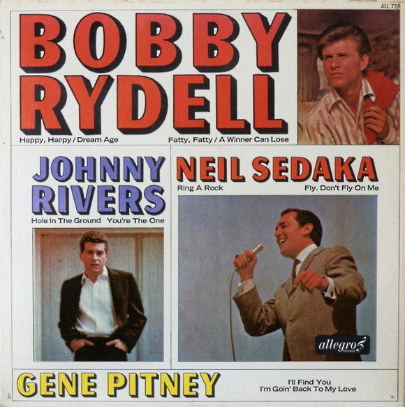 Bobby Rydell, Johnny Rivers, Neil Sedaka, Gene Pitney - Bobby Rydell, Johnny Rivers, Neil Sedaka, Gene Pitney (LP, Comp, Mono)