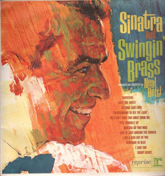 Frank Sinatra - Sinatra And Swingin’ Brass (LP, Album, Mono)