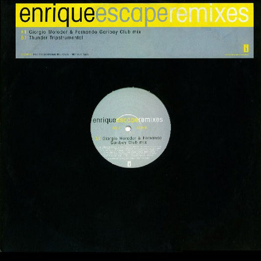 Enrique* - Escape (Remixes) (12", Promo)