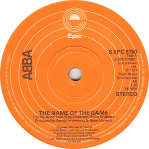 ABBA - The Name Of The Game (7", Single)