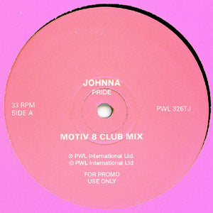 Johnna - Pride (12", Promo)
