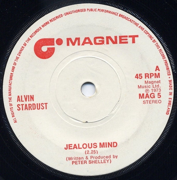 Alvin Stardust - Jealous Mind (7
