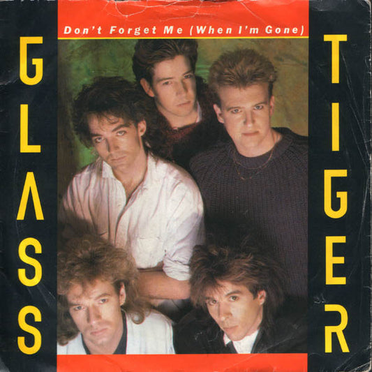 Glass Tiger - Don't Forget Me (When I'm Gone) (7", Single)