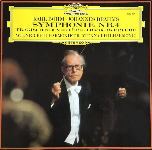 Karl Böhm · Johannes Brahms / Vienna Philharmonic* - Symphonie Nr. 4 / Tragische Ouvertüre · Tragic Overture (LP)