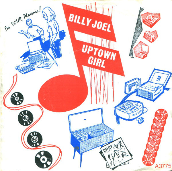 Billy Joel - Uptown Girl (7", Single, Ora)
