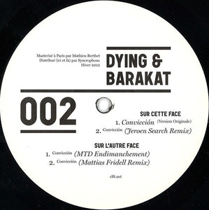 Dying & Barakat - Convicción (12")