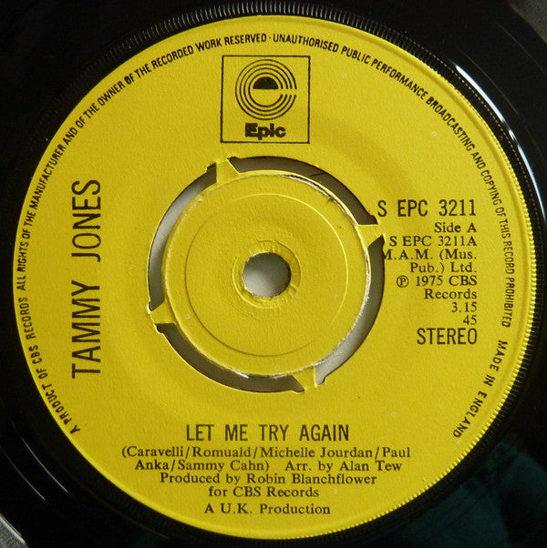 Tammy Jones - Let Me Try Again (7")