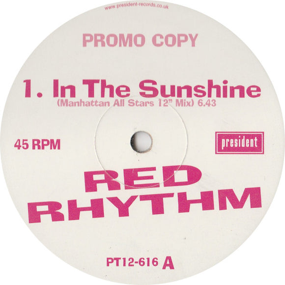 Red Rhythm - In The Sunshine (12