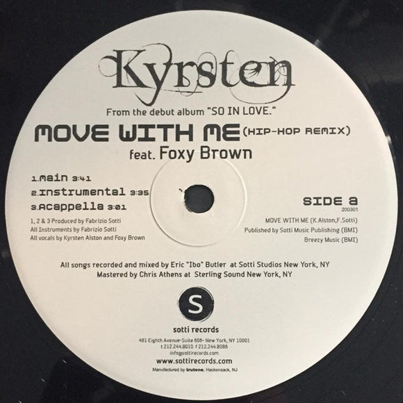 Kyrsten Feat. Foxy Brown - Move With Me (12