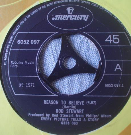 Rod Stewart - Reason To Believe (7", Single, Pap)