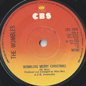 The Wombles - Wombling Merry Christmas (7", Mono, Sol)