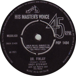 Andy Stewart - Dr. Finlay / Oh! What A Ceilidh (7", Single)
