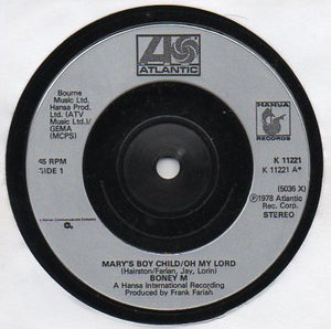 Boney M. - Mary's Boy Child/Oh My Lord (7", Single, Sil)