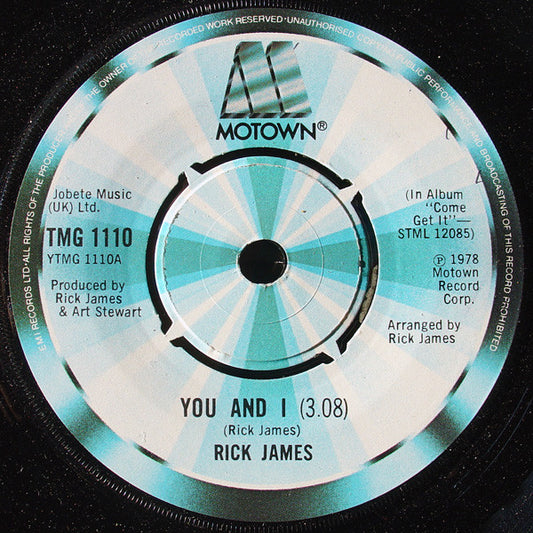 Rick James - You And I (7", Single)