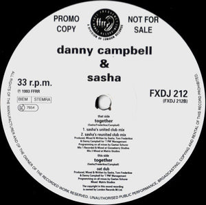 Danny Campbell & Sasha - Together (12", Promo)