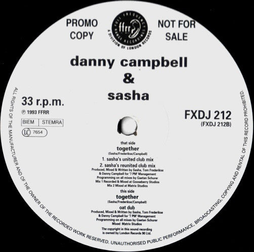 Danny Campbell & Sasha - Together (12