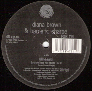 Diana Brown & Barrie K Sharpe - Blind Faith (12")